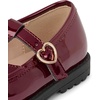 The Children’s Place Girls and Toddler Closed Toe Maryjane Flats(Burgundy)