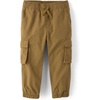 The Children’s Place Baby Boys’ and Toddler Cargo Jogger Pants(Burnt Moss)