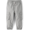 The Children’s Place Baby Boys’ and Toddler Cargo Jogger Pants(Misty Gray)