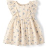 The Children’s Place Baby Girls’ and Toddler Short Sleeve Flutter Dresses(Frappe Floral)