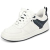 The Children’s Place Boys’ Boys’ Everyday Casual Lace Up Sneakers(White Low Top)