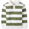 The Children’s Place Boys’ Long Sleeve Rugby Polo(Truly Olive)