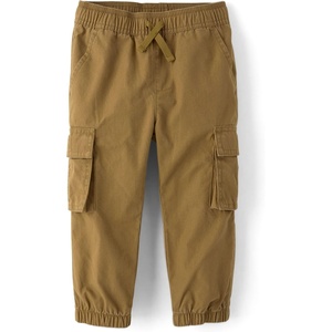 The Children’s Place Baby Boys’ and Toddler Cargo Jogger Pants(Burnt Moss)