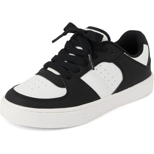 The Children’s Place Boys Everyday Casual Lace Up Sneakers(Black Colorblock)