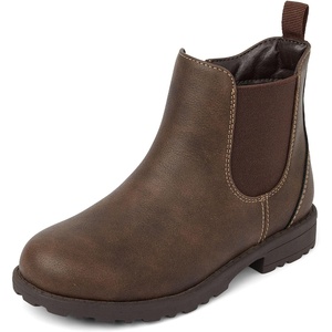 The Children’s Place boys Chelsea Boots(Brown)