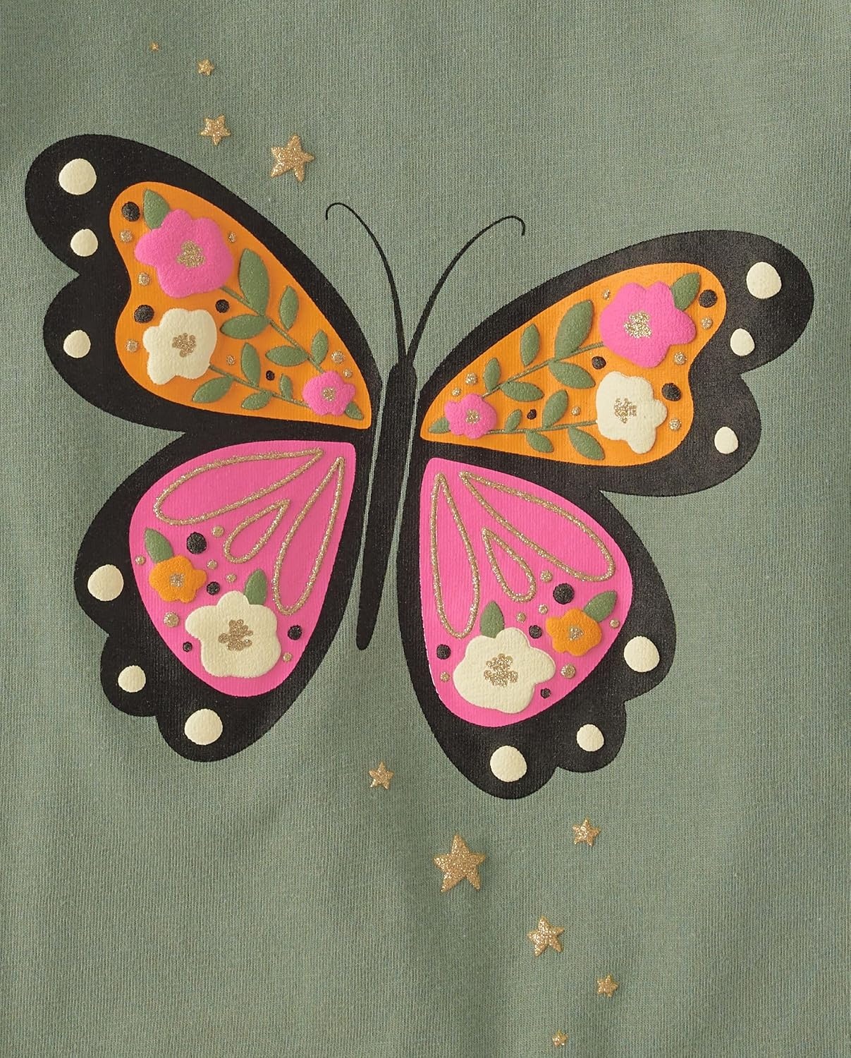 image:imageThe Childrens Place Baby Girls and Toddler UnicornsButterfliesTrends Long Sleeve Graphic TShirts4 PackButterflyFloral LoveHappyFloral