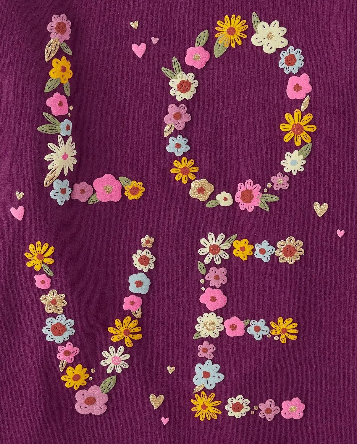 image:imageThe Childrens Place Baby Girls and Toddler UnicornsButterfliesTrends Long Sleeve Graphic TShirts4 PackButterflyFloral LoveHappyFloral