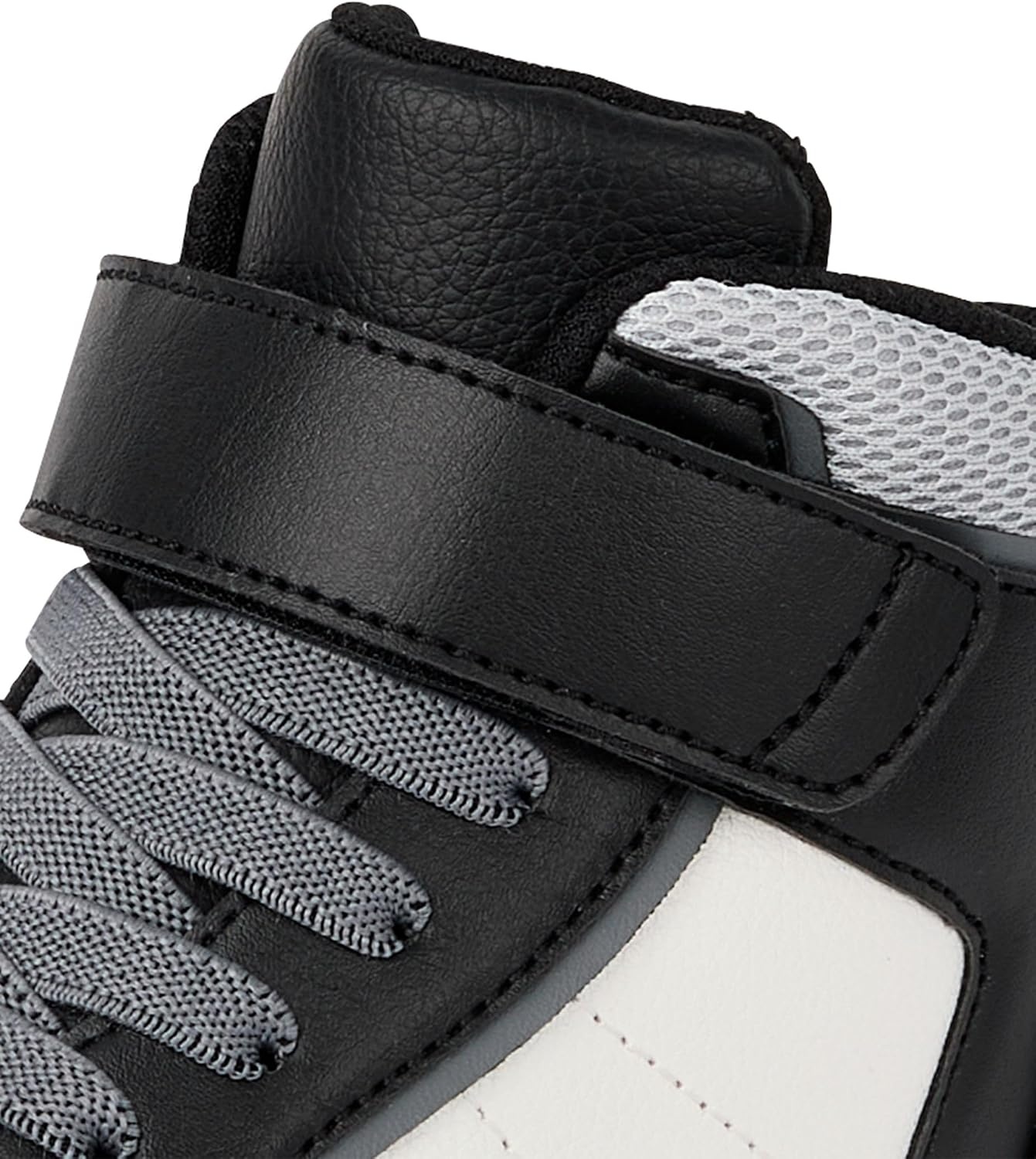 image:imageThe Childrens Place Boys Boys Everyday Casual Lace Up SneakersBlack High Top