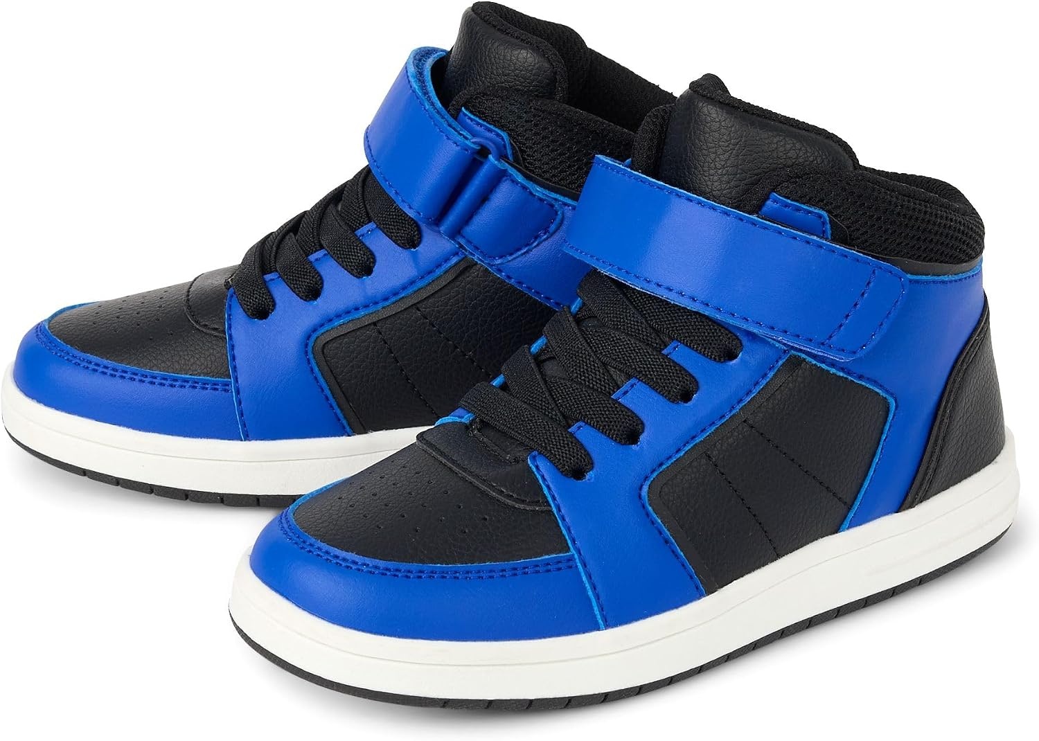 image:imageThe Childrens Place Boys Boys Everyday Casual Lace Up SneakersBlue High Top