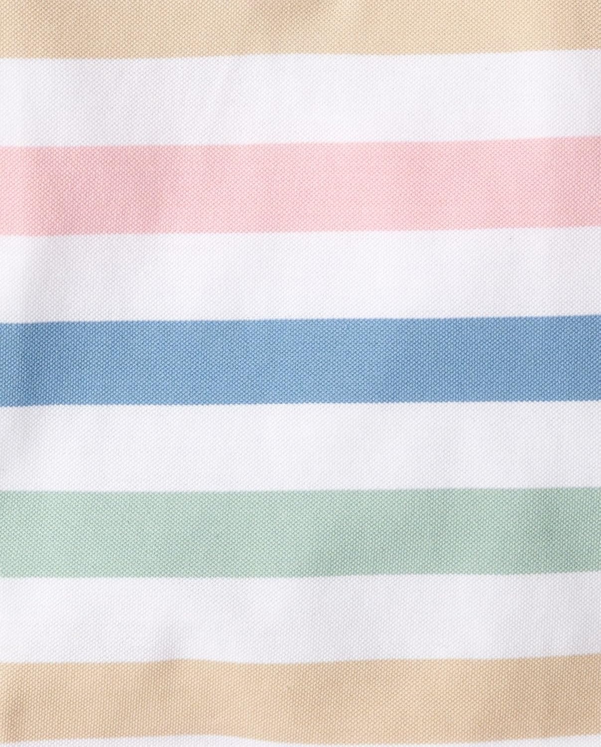 image:imageThe Childrens Place Boys Uniform Short Sleeve Pique PoloMulti Stripe