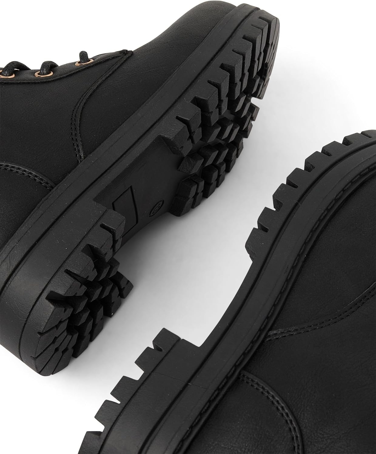 image:imageThe Childrens Place Girls Girls Lace Up Combat BootsBlack