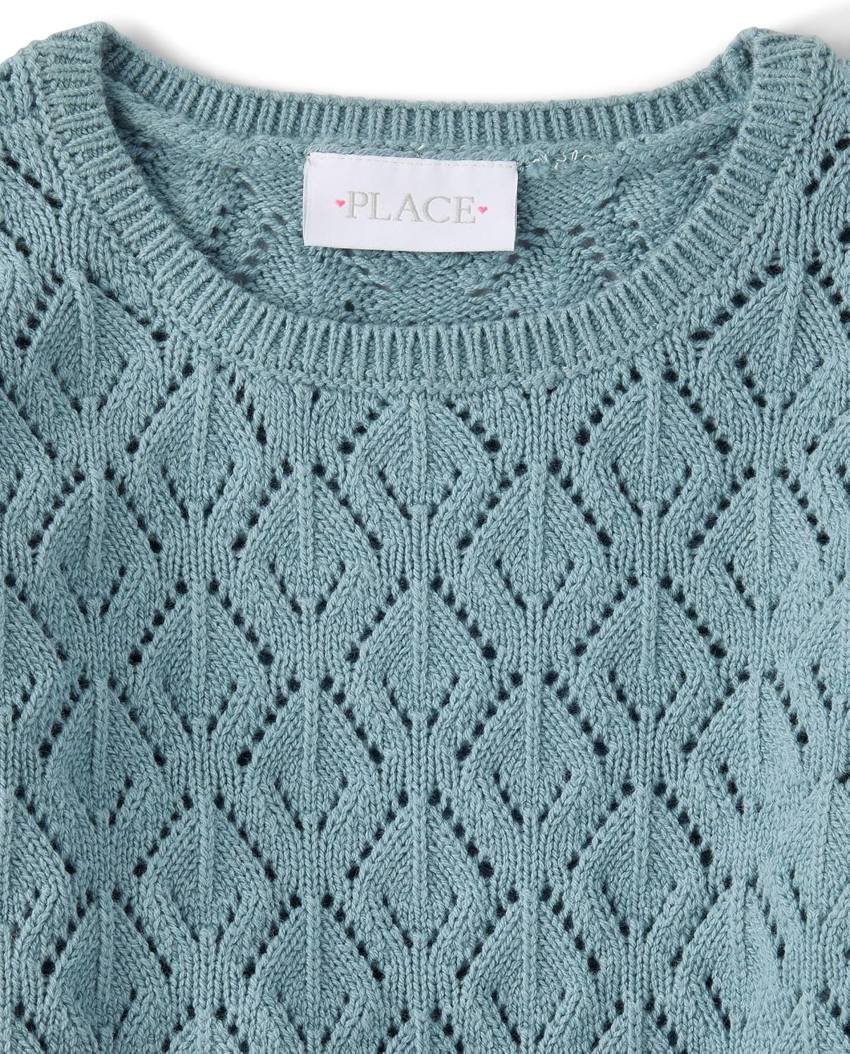 image:imageThe Childrens Place Girls Long Sleeve Crew Neck Pullover SweaterStormwater 2
