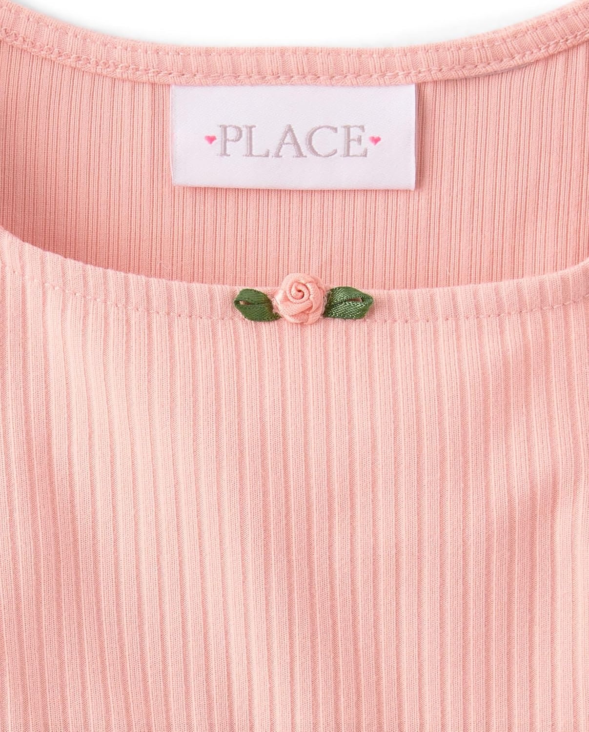 image:imageThe Childrens Place Girls Long Sleeve Tiered DressPink Melon