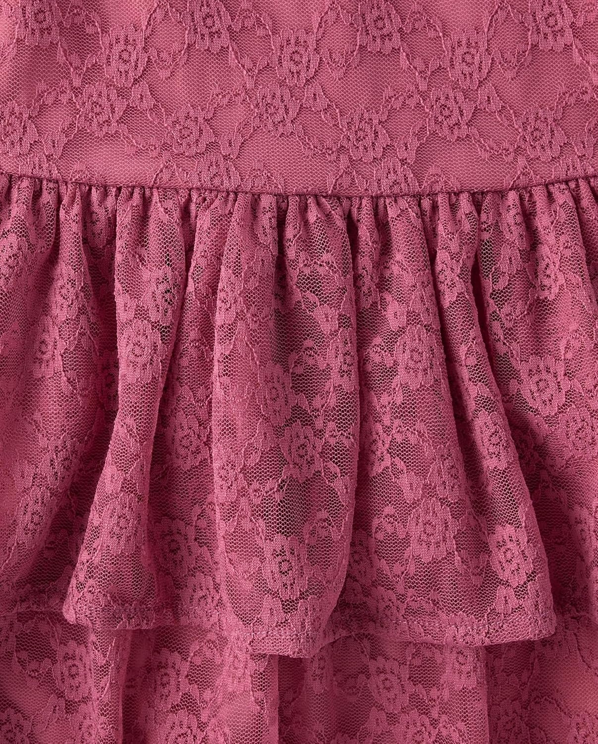 image:imageThe Childrens Place Girls Long Sleeve Tiered DressVintage Rose