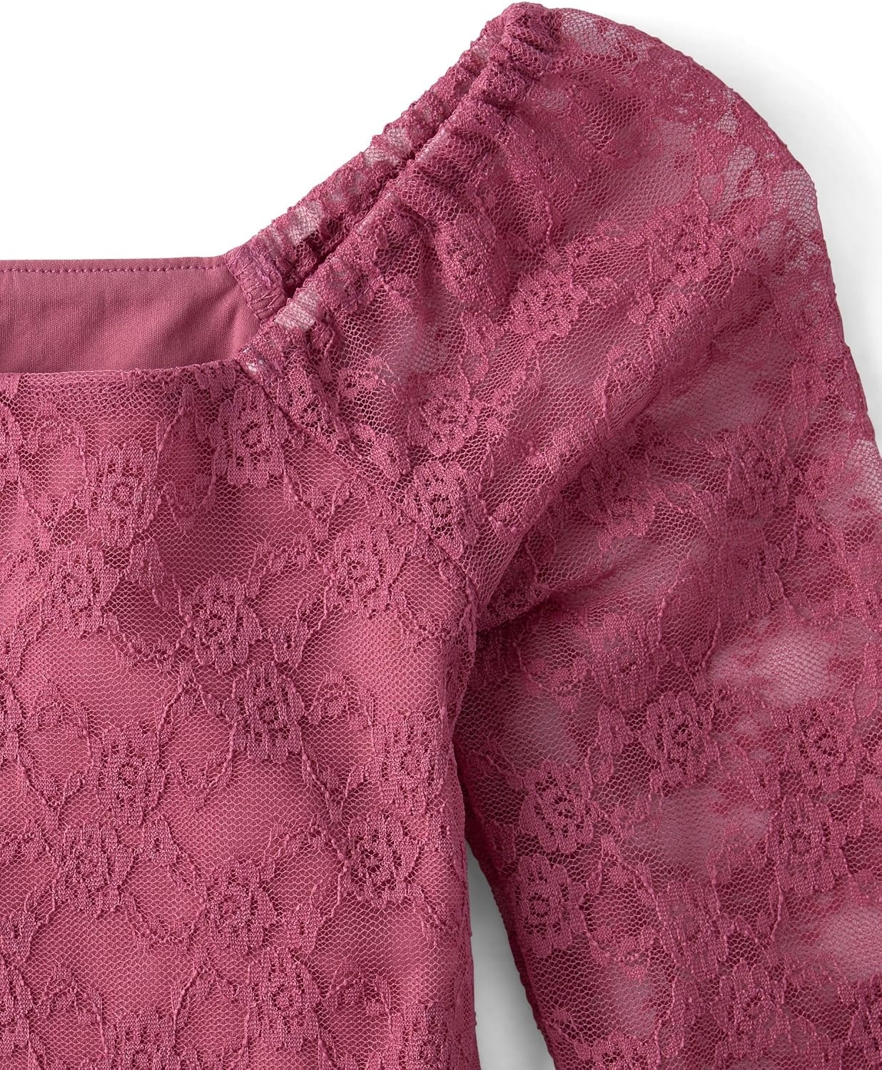 image:imageThe Childrens Place Girls Long Sleeve Tiered DressVintage Rose