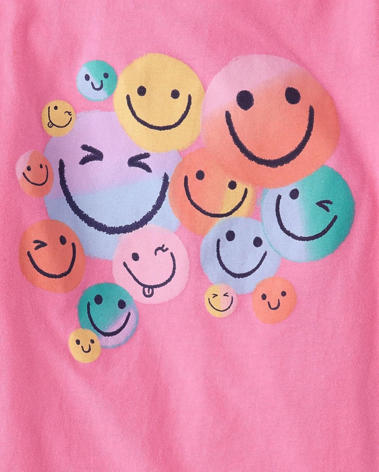 image:imageThe Childrens Place Girls Short Sleeve Graphic Tshirts 5PackLemonButterflyCatFruitFaces