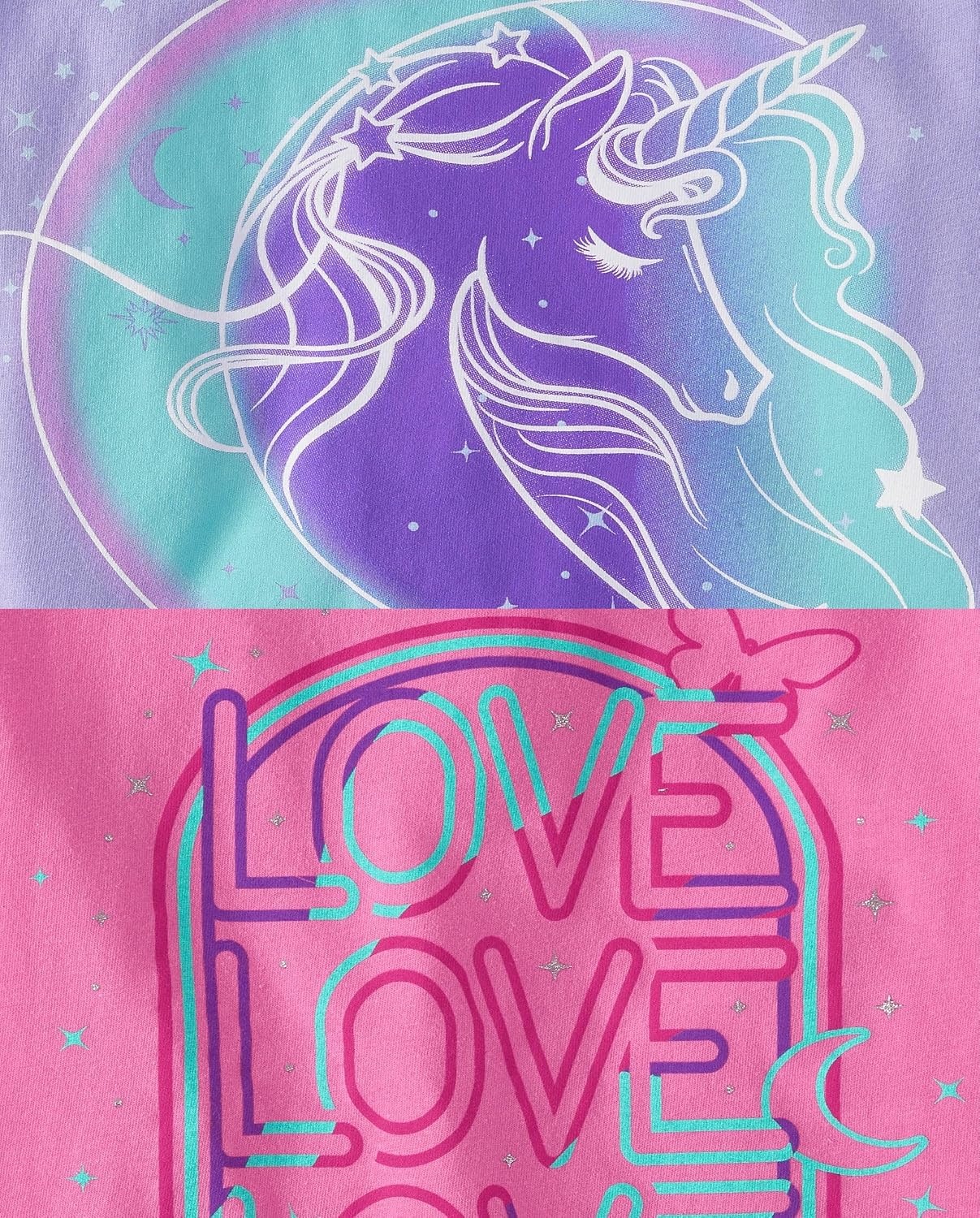 image:imageThe Childrens Place Girls Short Sleeve Graphic Tshirts 5PackLove Trends