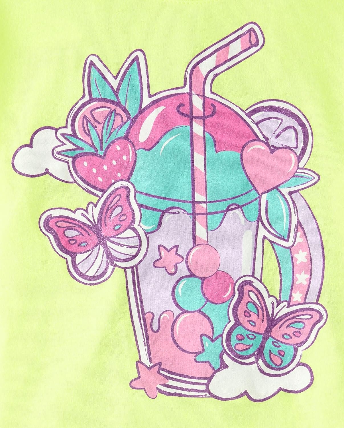 image:imageThe Childrens Place Girls Short Sleeve Graphic Tshirts 5PackSummer