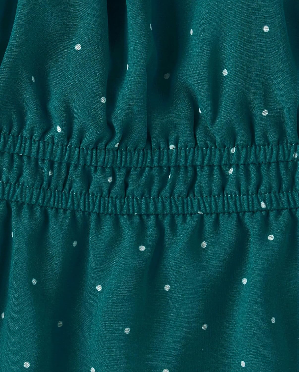 image:imageThe Childrens Place Girls Smocked Short Sleeve TopsJaded Teal