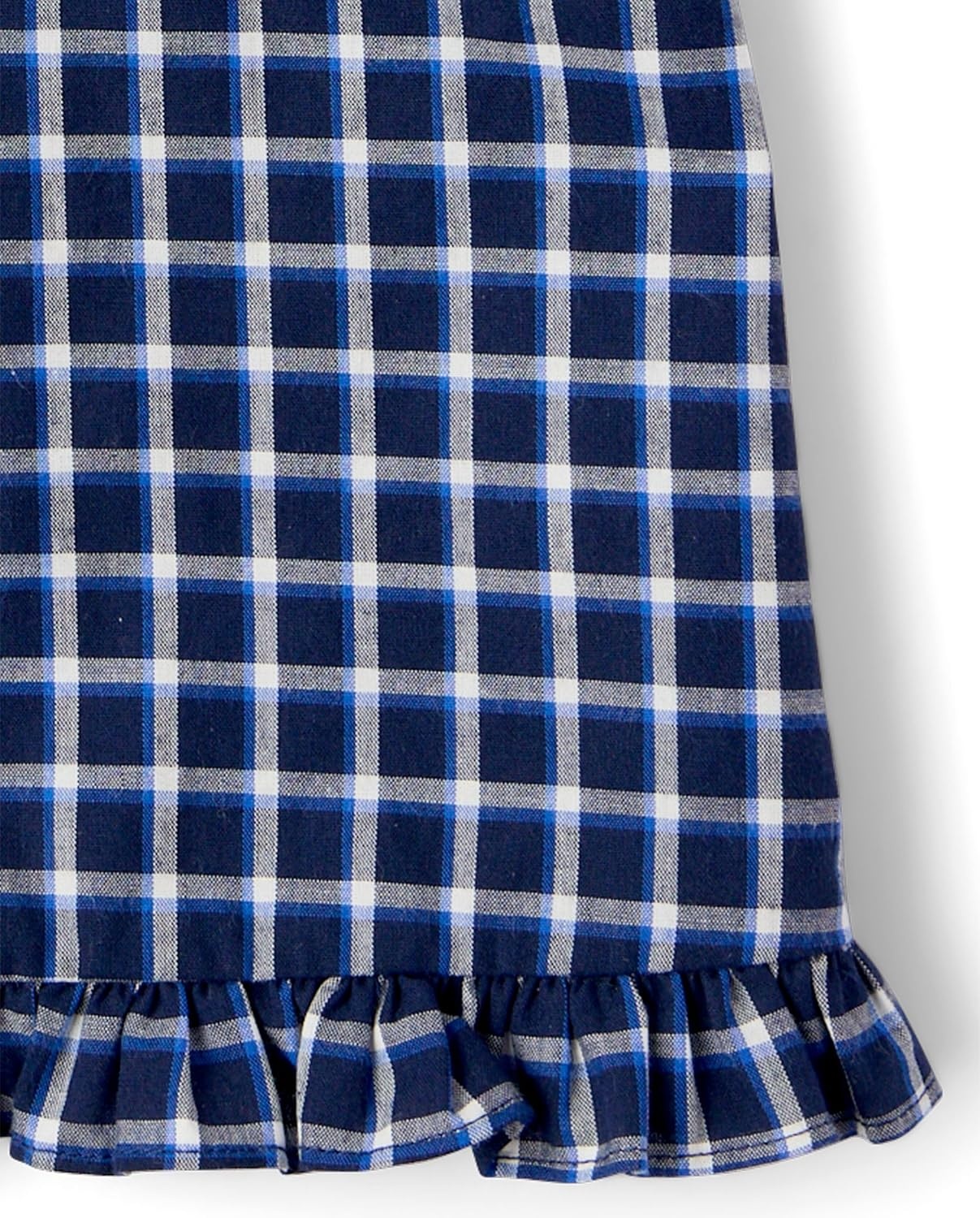 image:imageThe Childrens Place Girls Smocked Short Sleeve TopsTidal Plaid