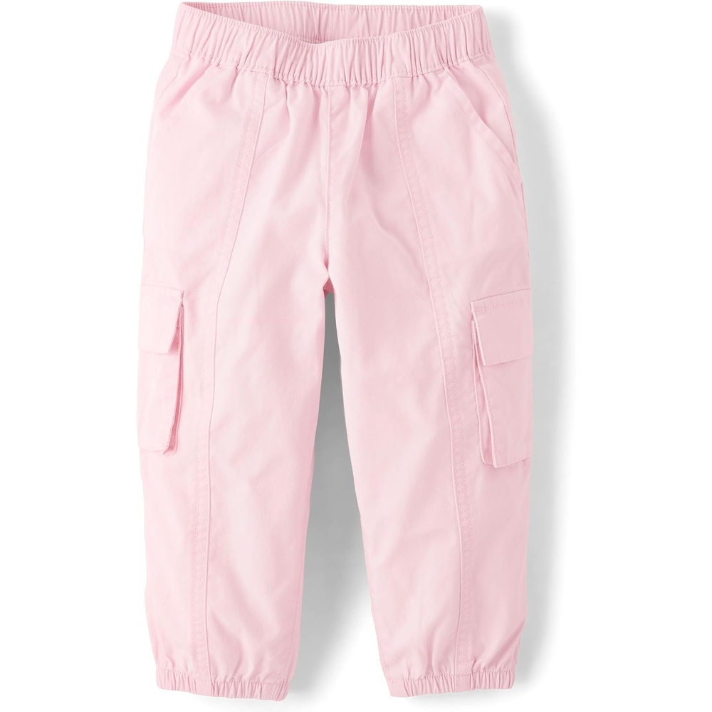 image:imageThe Childrens Place Baby Girls and Toddler Cargo Jogger PantRose Mist