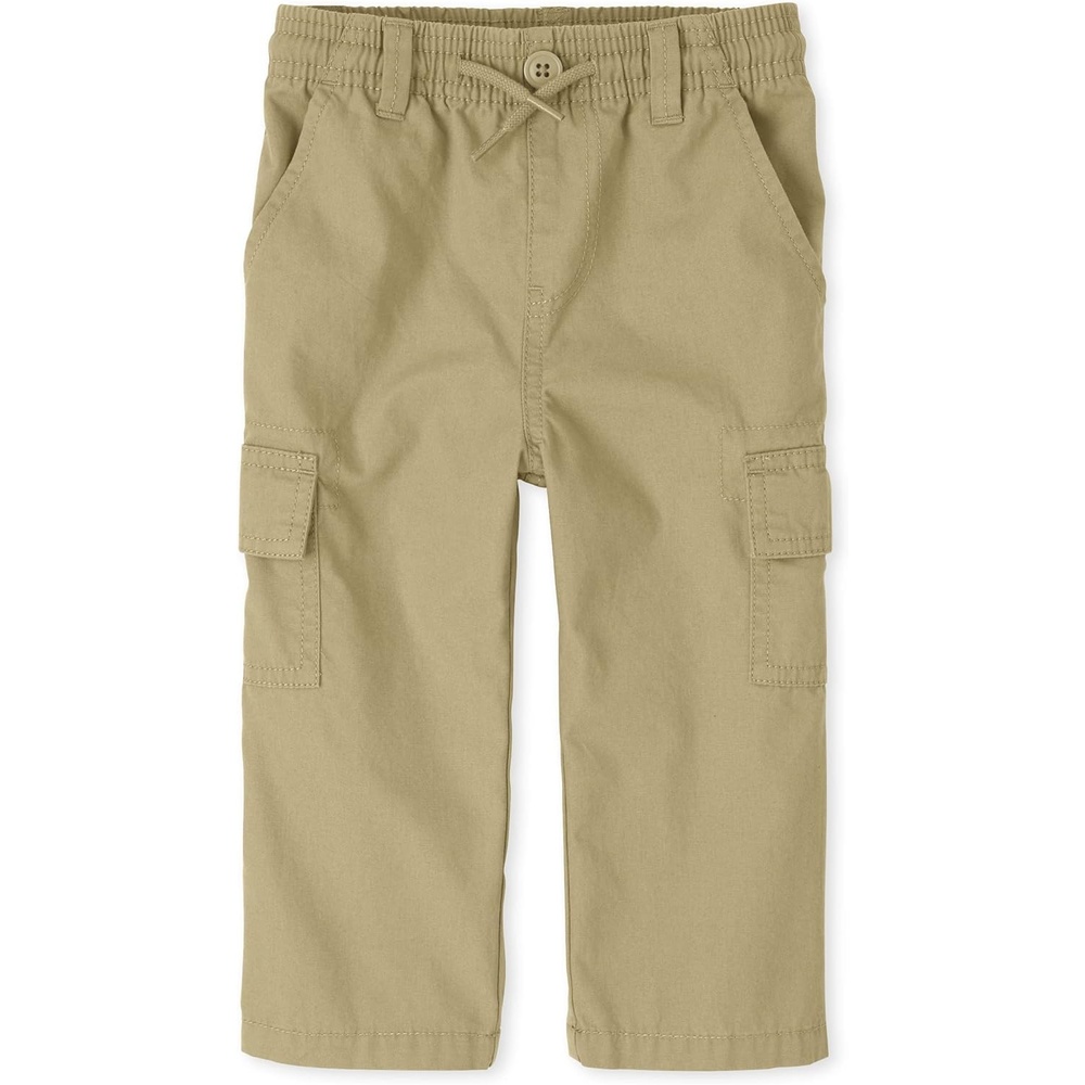 image:imageThe Childrens Place Boys Pull on Cargo PantsFlax Pocket