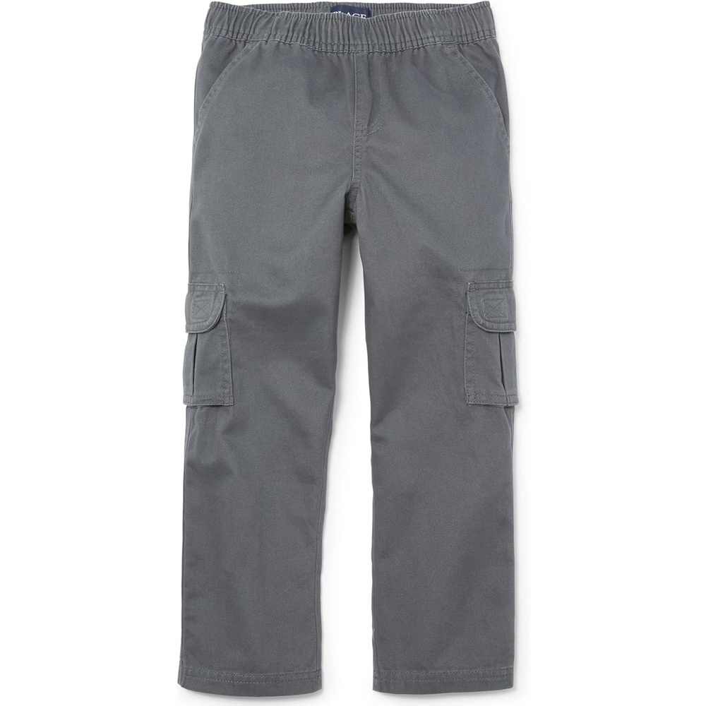 image:imageThe Childrens Place Boys Pull on Cargo PantsGray Steel Single