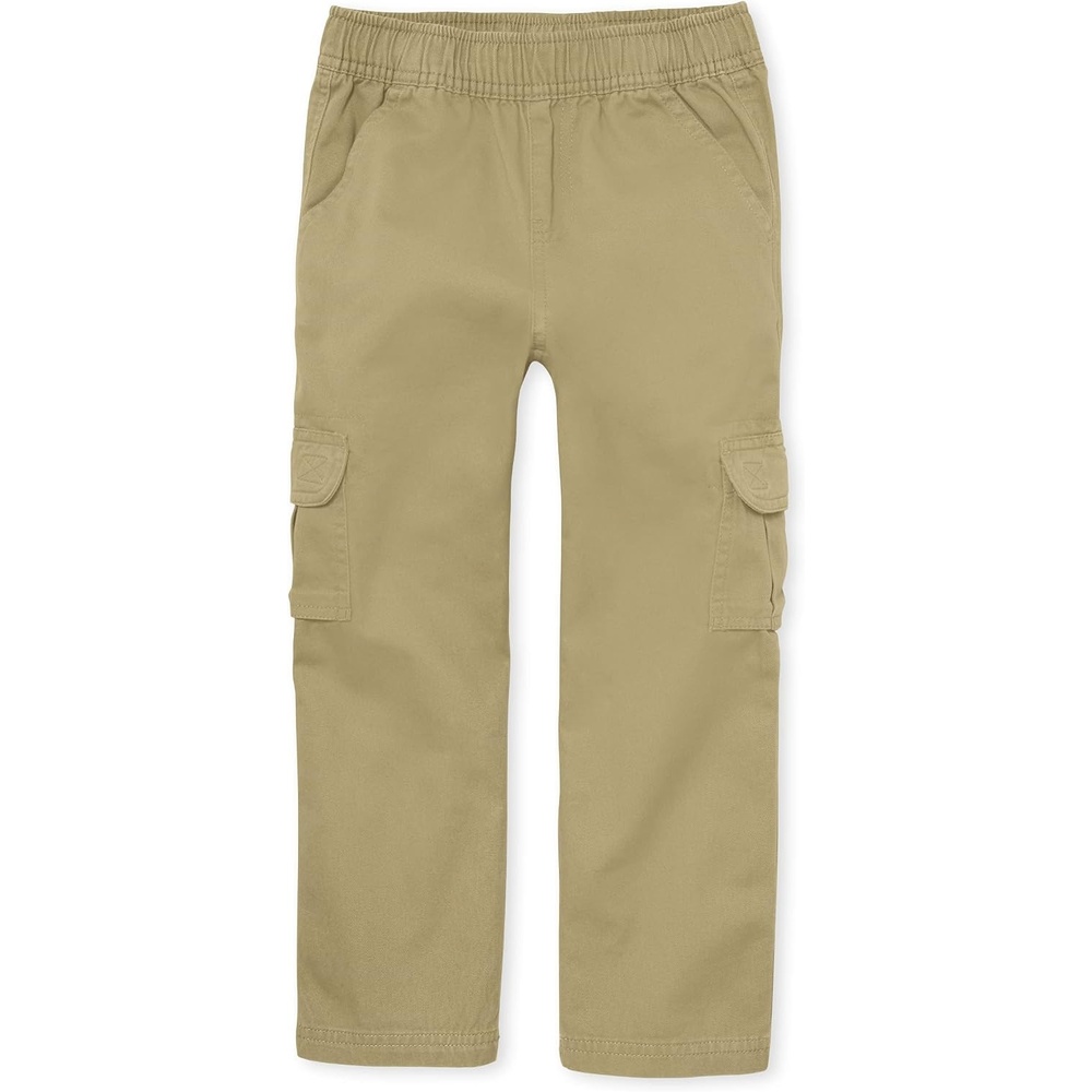 image:imageThe Childrens Place Boys Pull on Cargo PantsOld Flax