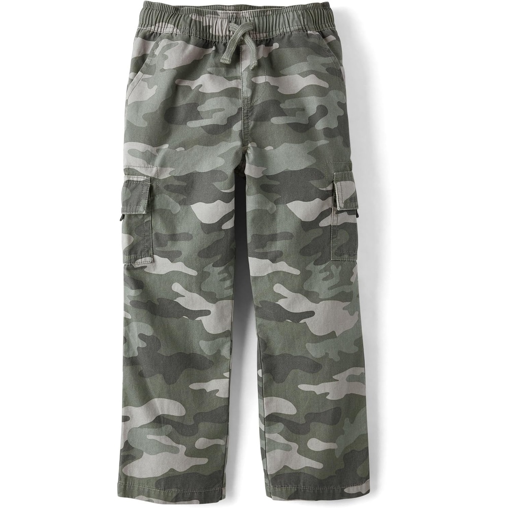 image:imageThe Childrens Place Boys Pull on Cargo PantsSedona Sage Camo