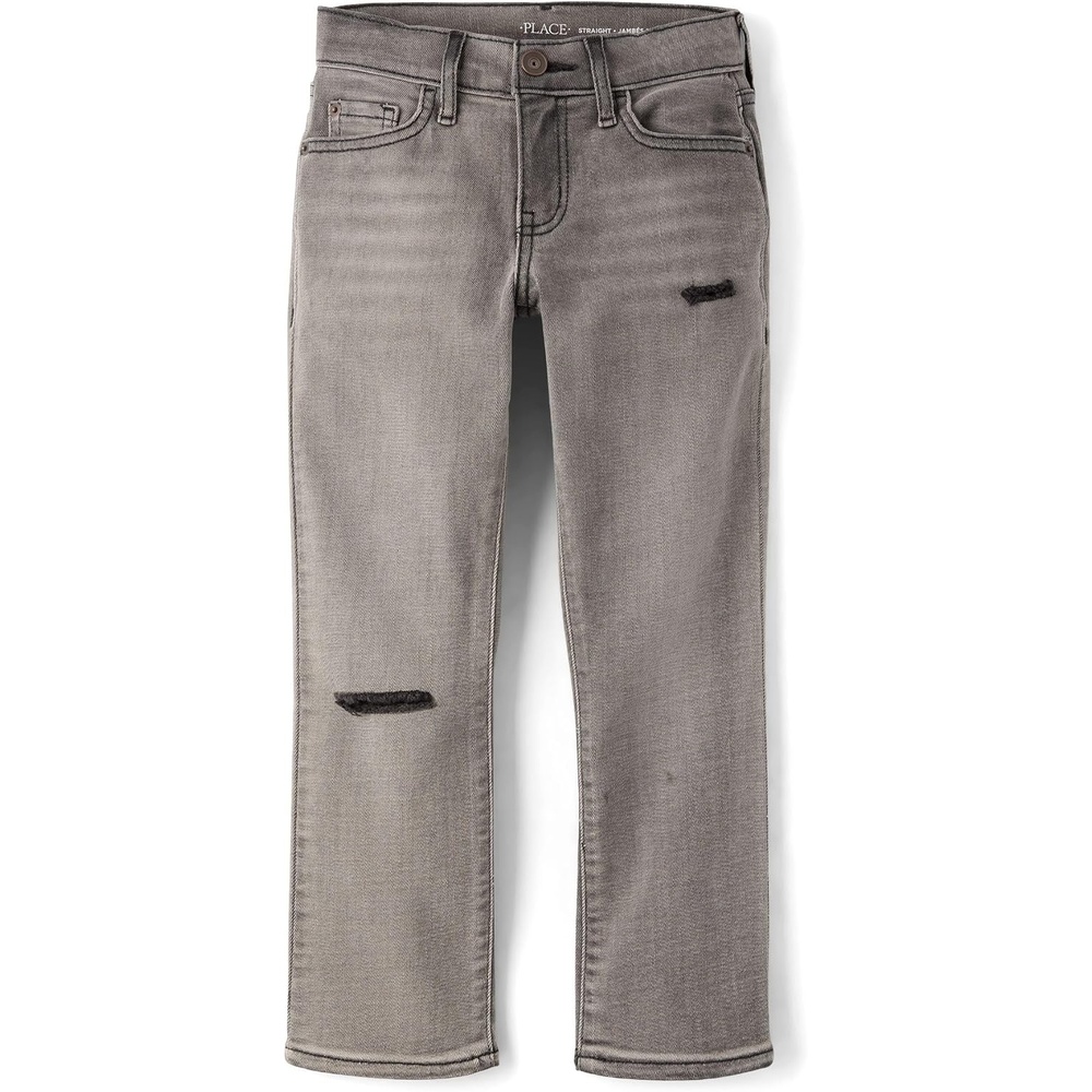 image:imageThe Childrens Place Boys Straight Leg JeansJudson Wash