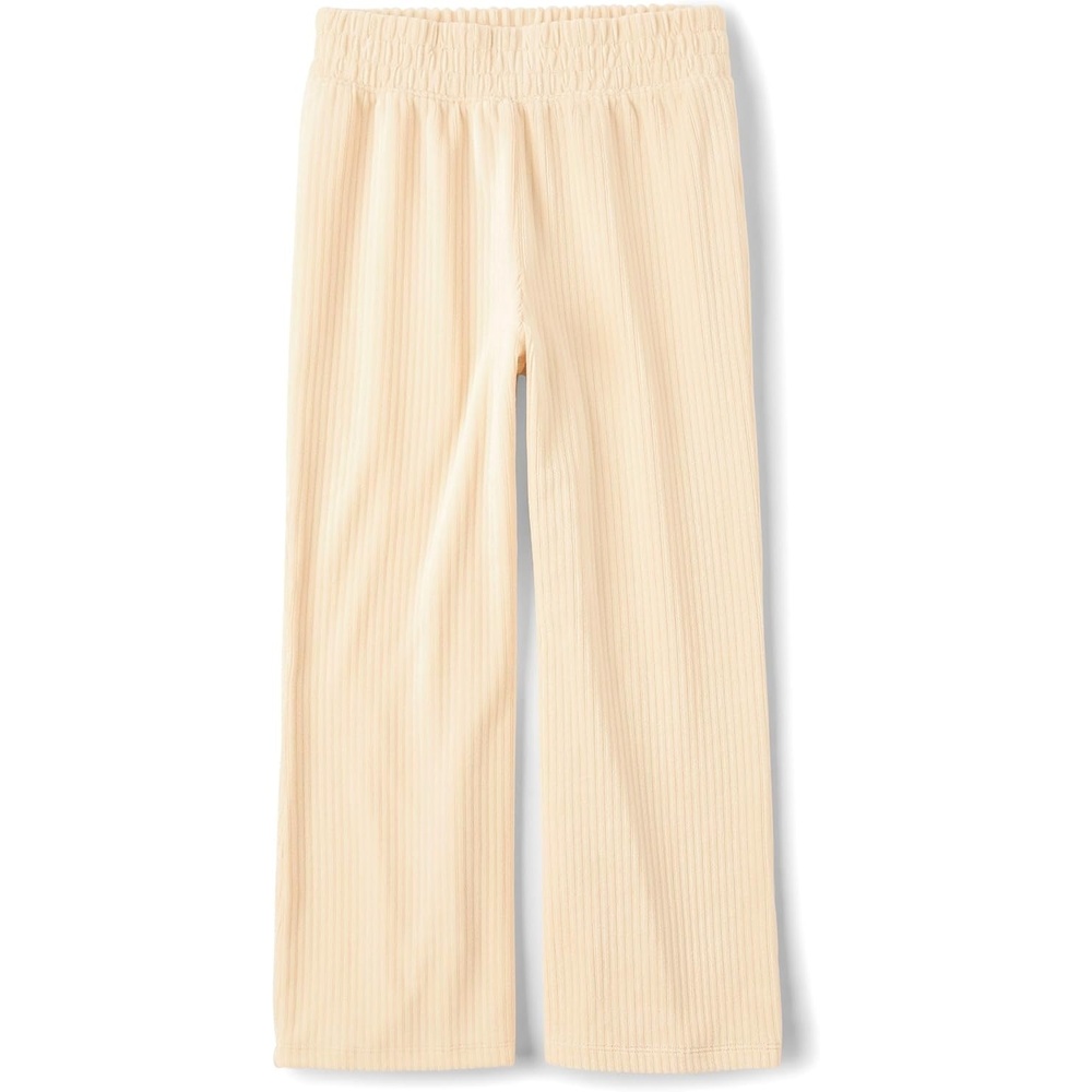 image:imageThe Childrens Place Girls Active Wide Leg PantsFrappe Velour