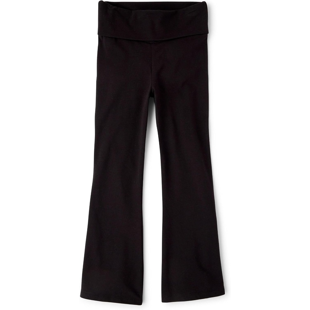 image:imageThe Childrens Place Girls Foldover Flare LeggingsBlack