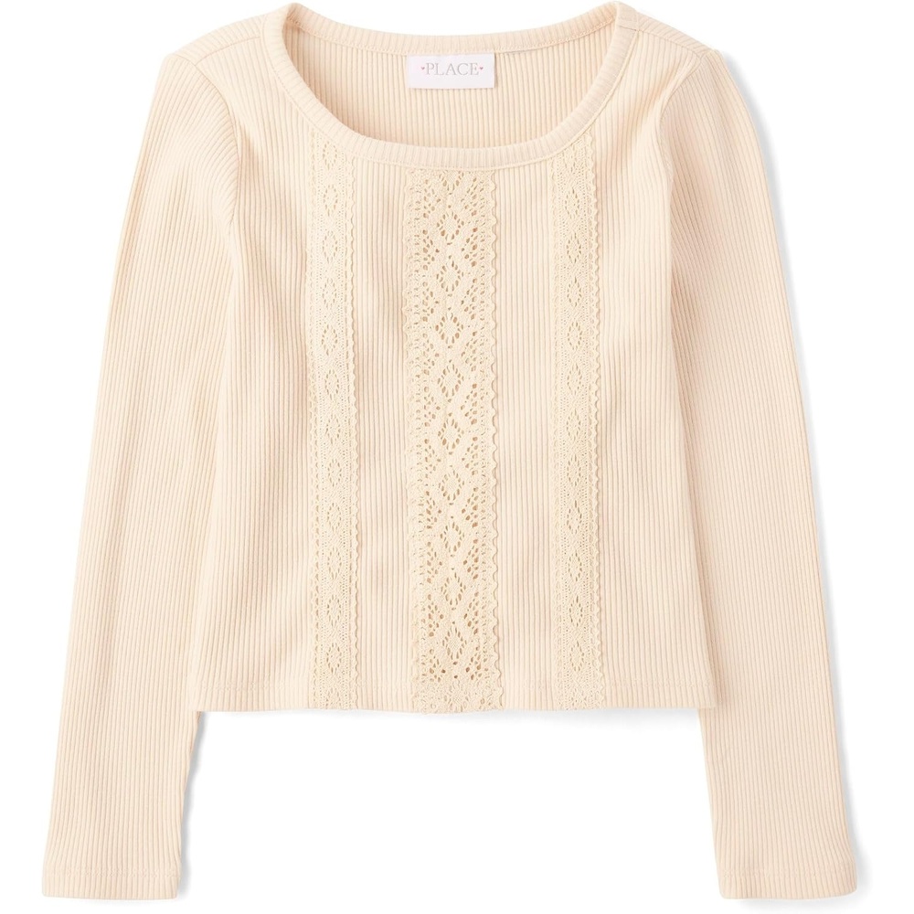 image:imageThe Childrens Place Girls Long Sleeve Baby TeeFrappe