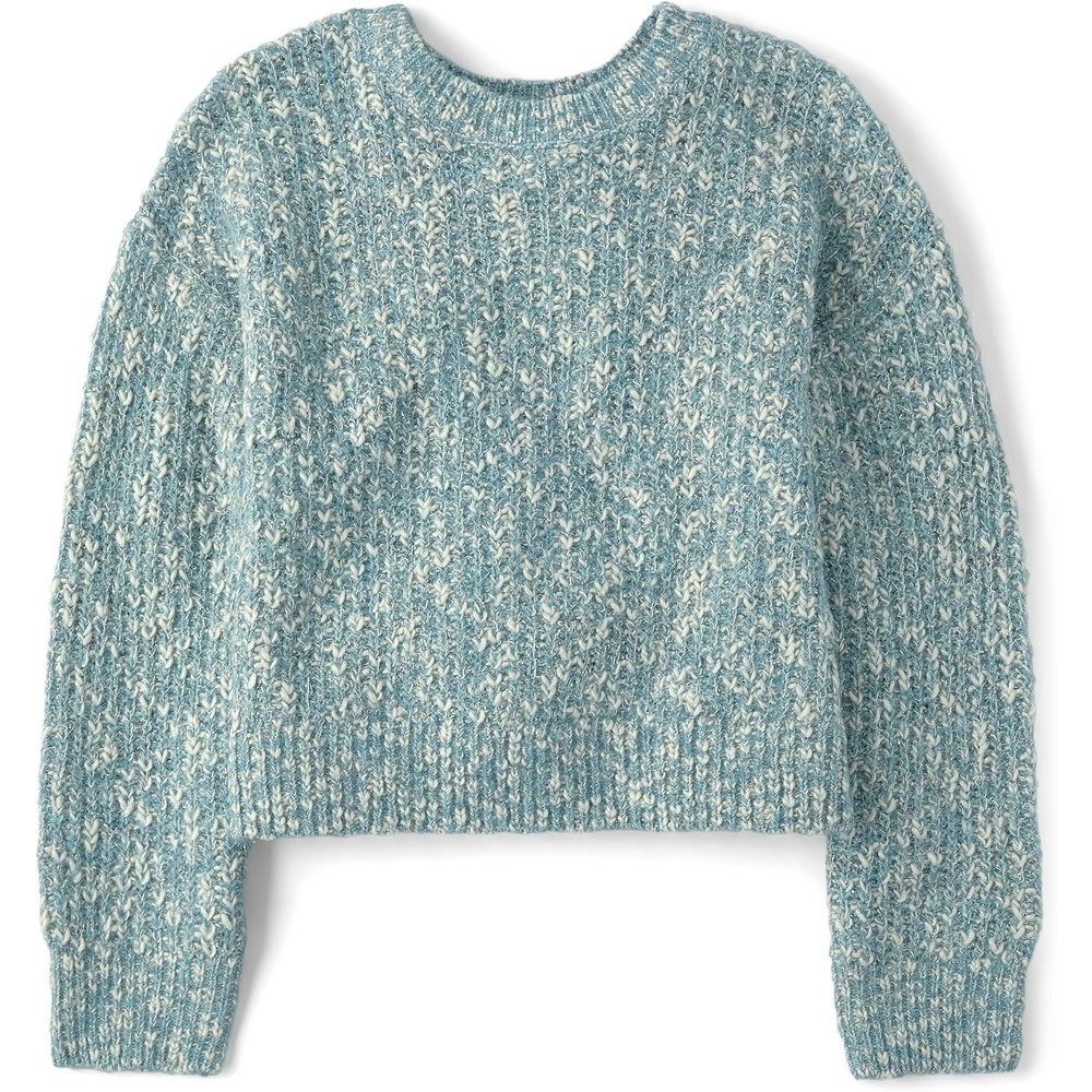 image:imageThe Childrens Place Girls Long Sleeve Crew Neck Pullover SweaterStormwater