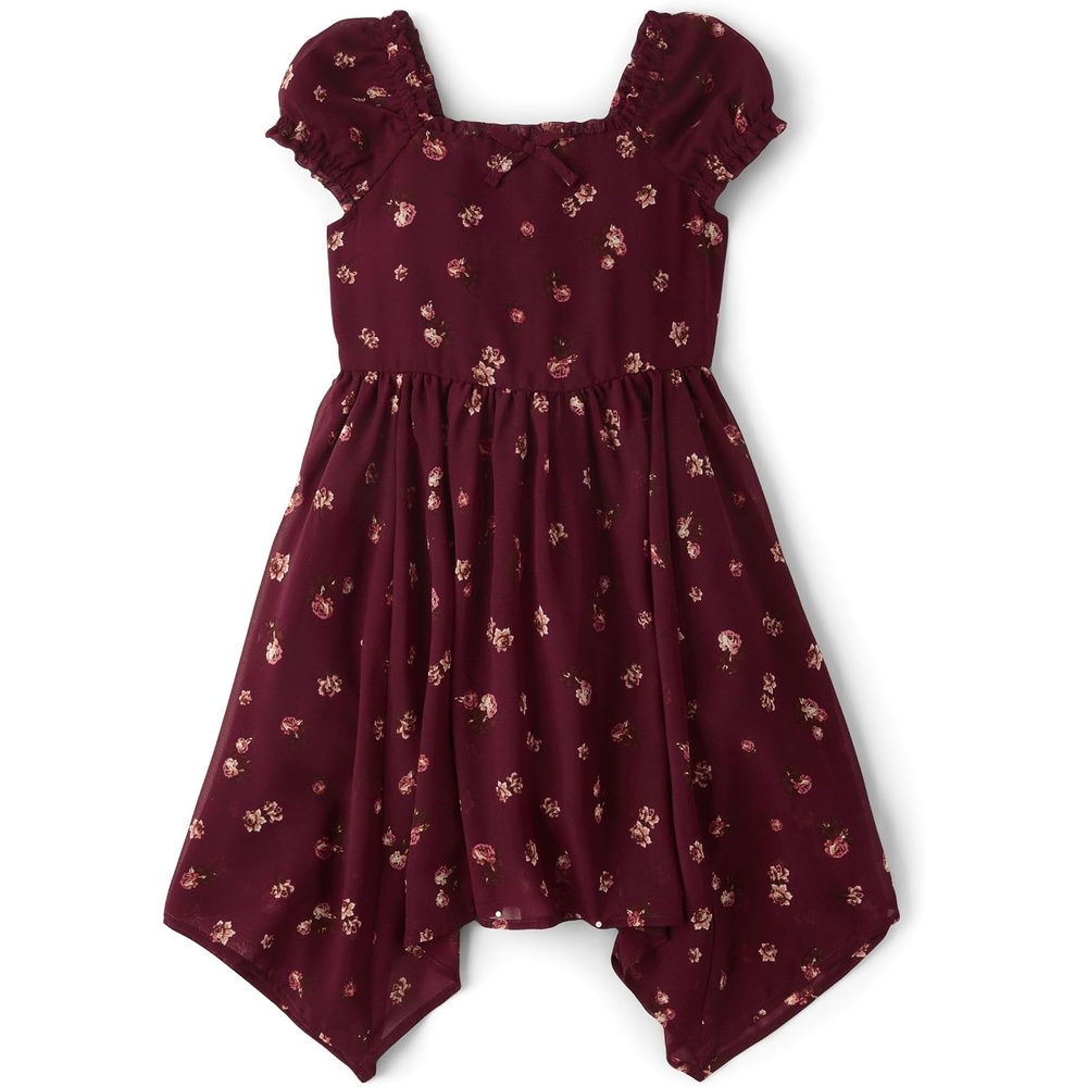 image:imageThe Childrens Place Girls Short Sleeve Dressy DressSugar Beet
