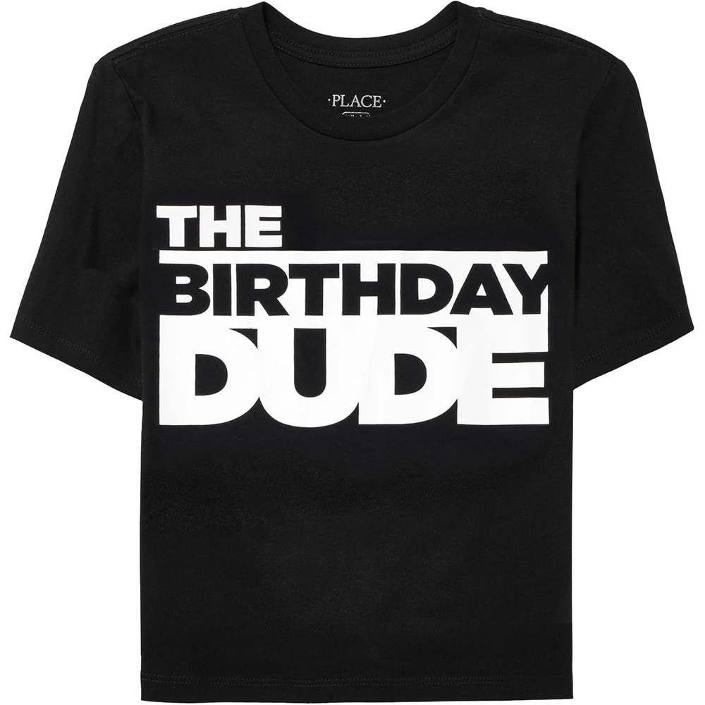 image:imageThe Childrens Place Girls Short Sleeve Graphic Tshirts 5PackBirthday Dude
