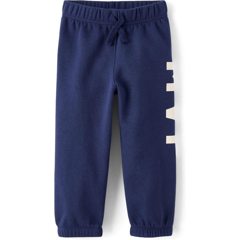 image:imageThe Childrens PlaceBaby Boysand Toddler Fleece Jogger PantsThunder Blue MVP6 Months9 Months