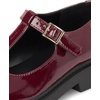 The Children’S Place Girls Closed Toe Maryjane Flats(Burgundy T-strap)