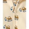 The Children’s Place Baby Boys’ And Newborn Jacket,long Sleeve Bodysuit and Pant,3-piece Playwear Outfit(Hay Stack Construction)