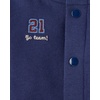 The Children’s Place Baby Boys’ And Newborn Jacket,long Sleeve Bodysuit and Pant,3-piece Playwear Outfit(Thunder Blue Varsity)