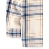 The Children’s Place Baby Boys’ and Toddler Boys Long Sleeve Plaid Flannel Hooded Button Up Shirt(Misty Gray Plaid)