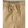 The Children’s Place Baby Boys’ and Toddler Boys Roll Cuff Pull on Chino Pants(Flax)