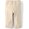 The Children’s Place Baby Boys’ and Toddler Boys Roll Cuff Pull on Chino Pants(Hay Stack)