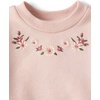 The Children’s Place Baby Girls’ And Newborn Long Sleeve Top and Pant,2-piece Playwear Set(Pink Melon Floral)