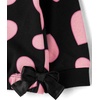 The Children’s Place Baby Girls’ And Toddler Long Sleeve Active Shirt and Pant, 2 Piece Outfit(Black Hearts)