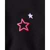 The Children’s Place Baby Girls’ And Toddler Long Sleeve Active Shirt and Pant, 2 Piece Outfit(Black Stars)
