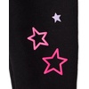 The Children’s Place Baby Girls’ And Toddler Long Sleeve Active Shirt and Pant, 2 Piece Outfit(Black Stars)