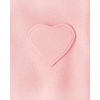 The Children’s Place Baby Girls’ And Toddler Long Sleeve Active Shirt and Pant, 2 Piece Outfit(Fuzzy Pink Heart)