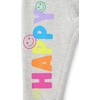 The Children’s Place Baby Girls’ And Toddler Long Sleeve Active Shirt and Pant, 2 Piece Outfit(Happy)