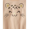 The Children’s Place Baby Girls’ And Toddler Long Sleeve Active Shirt and Pant, 2 Piece Outfit(Leopard Sherpa)